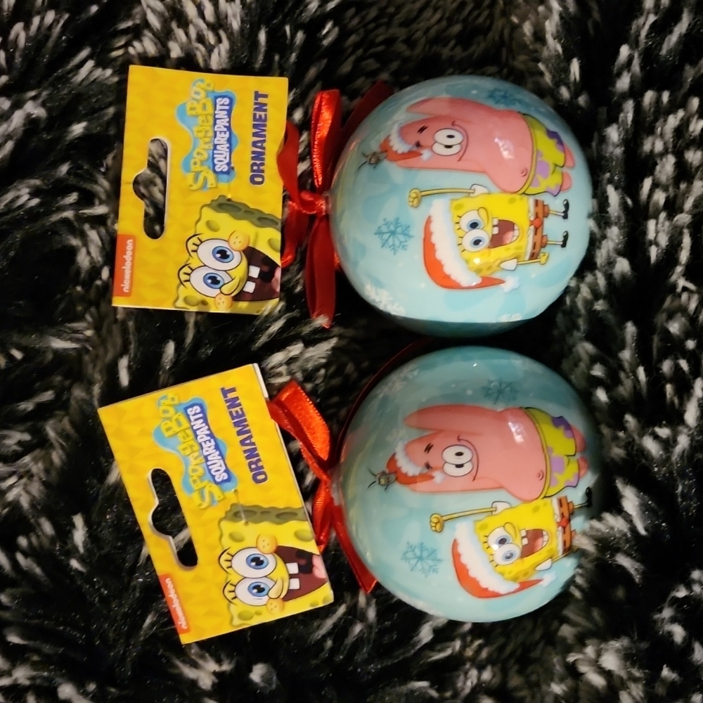 Nickelodeon sponge Bob Square pants official Christmas ornaments